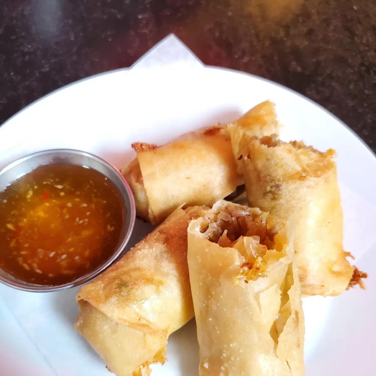 Kimchi Cheesy Egg Rolls