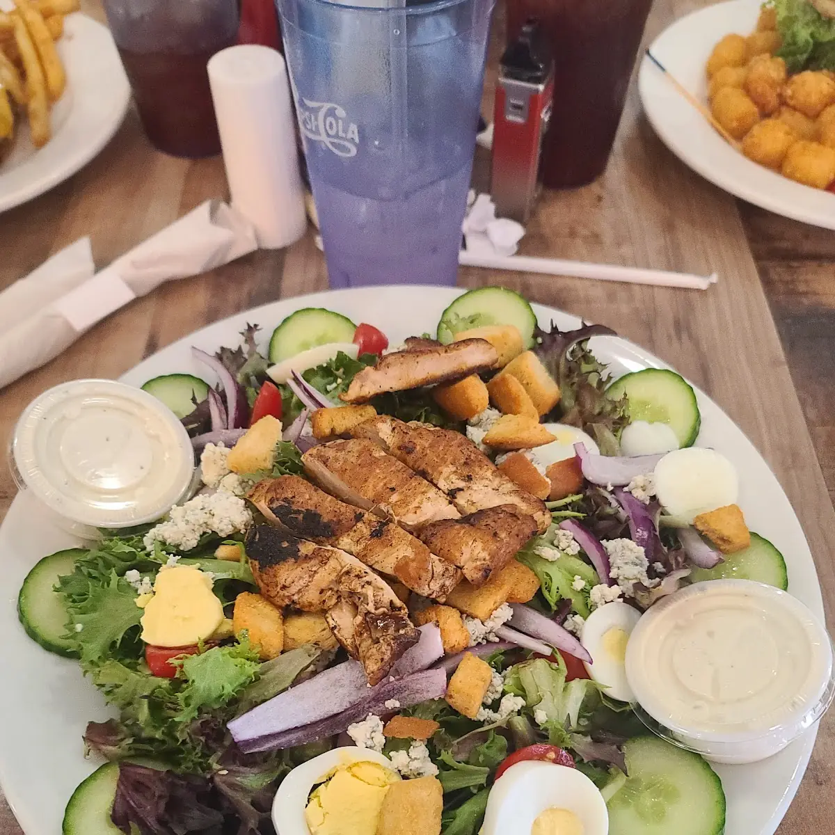 Cobb Salad with Grilled Chicken Breast