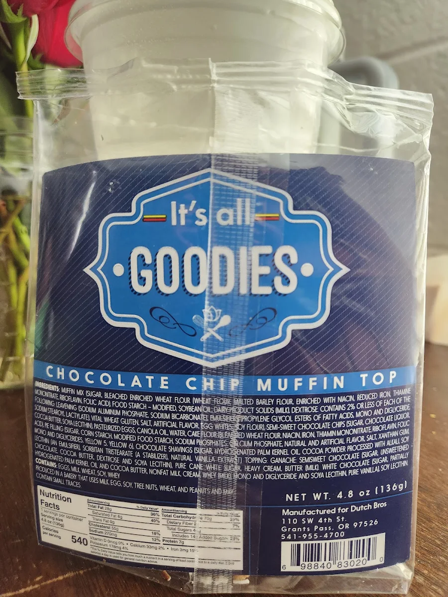 Nutritional Facts on Chocolate Chip Muffin Top