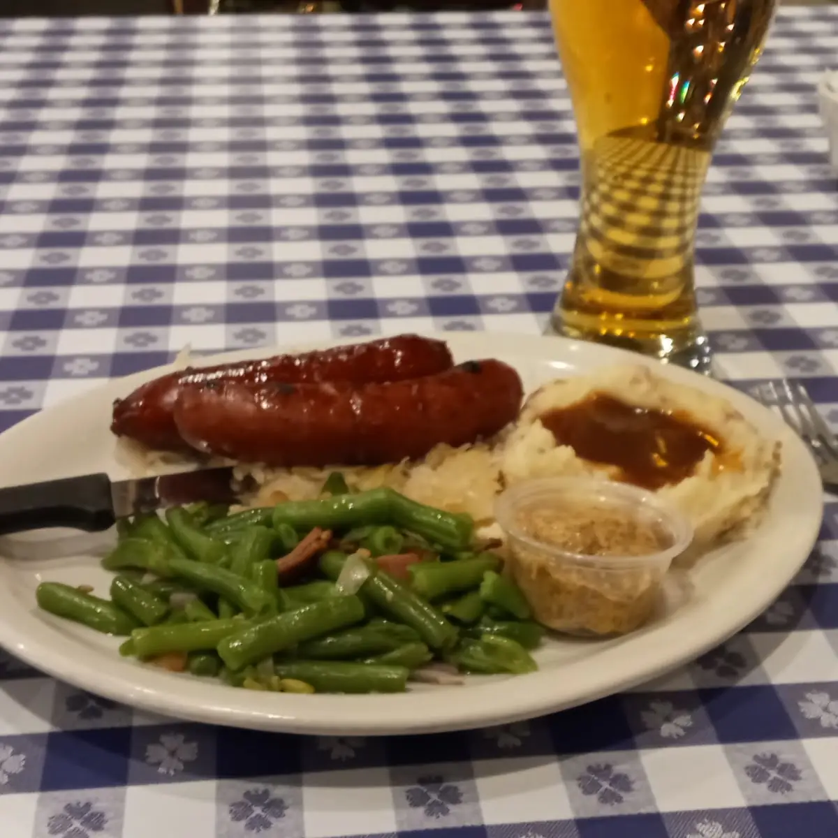 Bratwurst & Knackwurst Plate