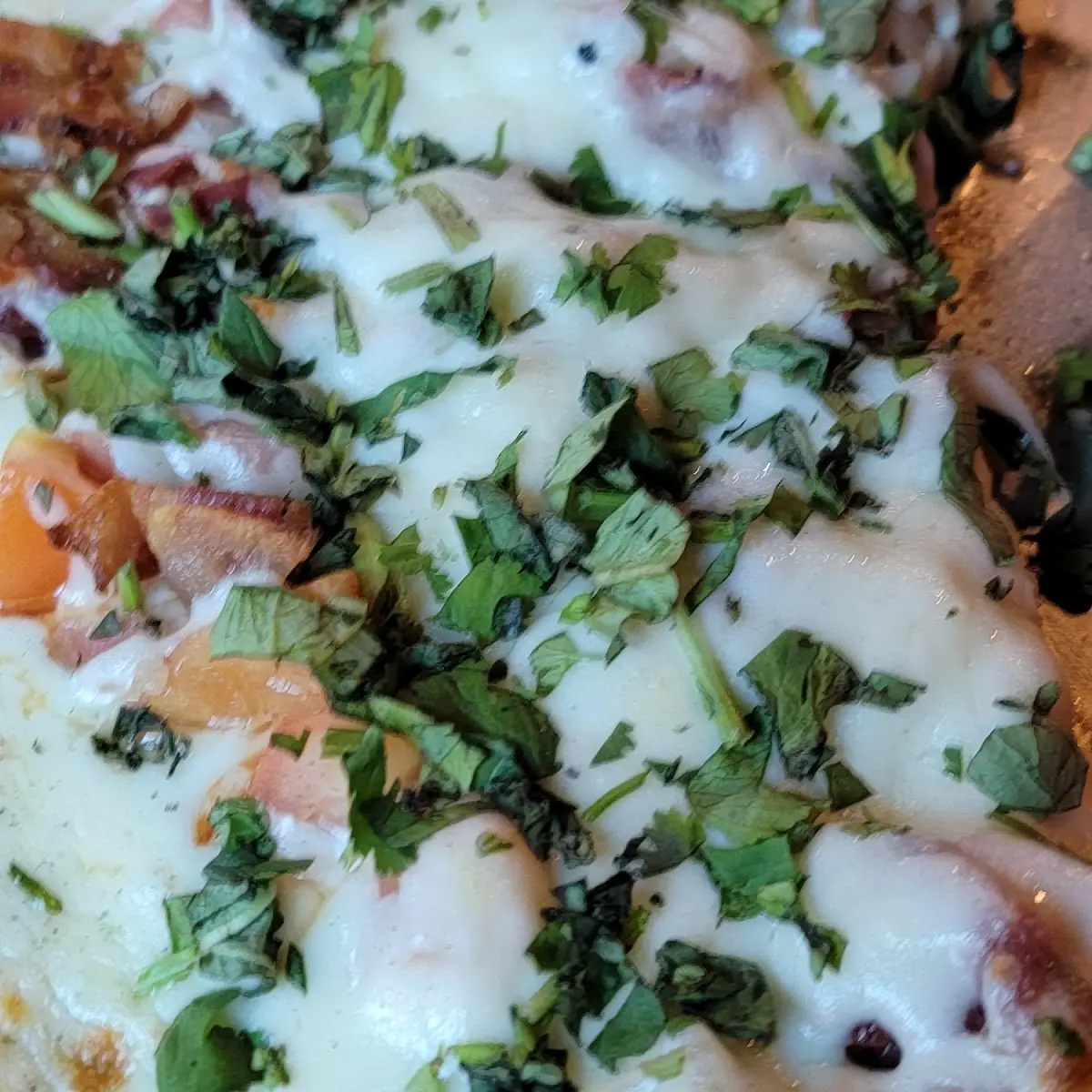 Pizza Margherita Con Bacon