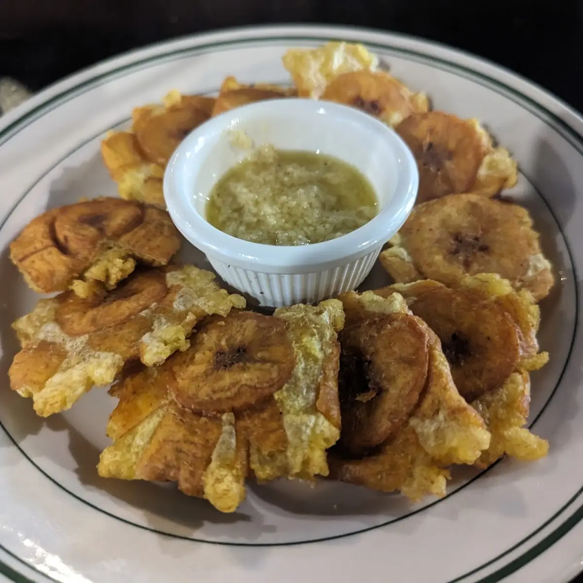 Tostones Fried Green Plantain