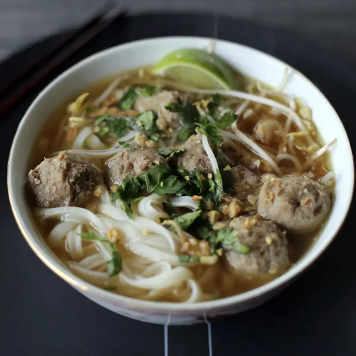 Beef Meatball Pho