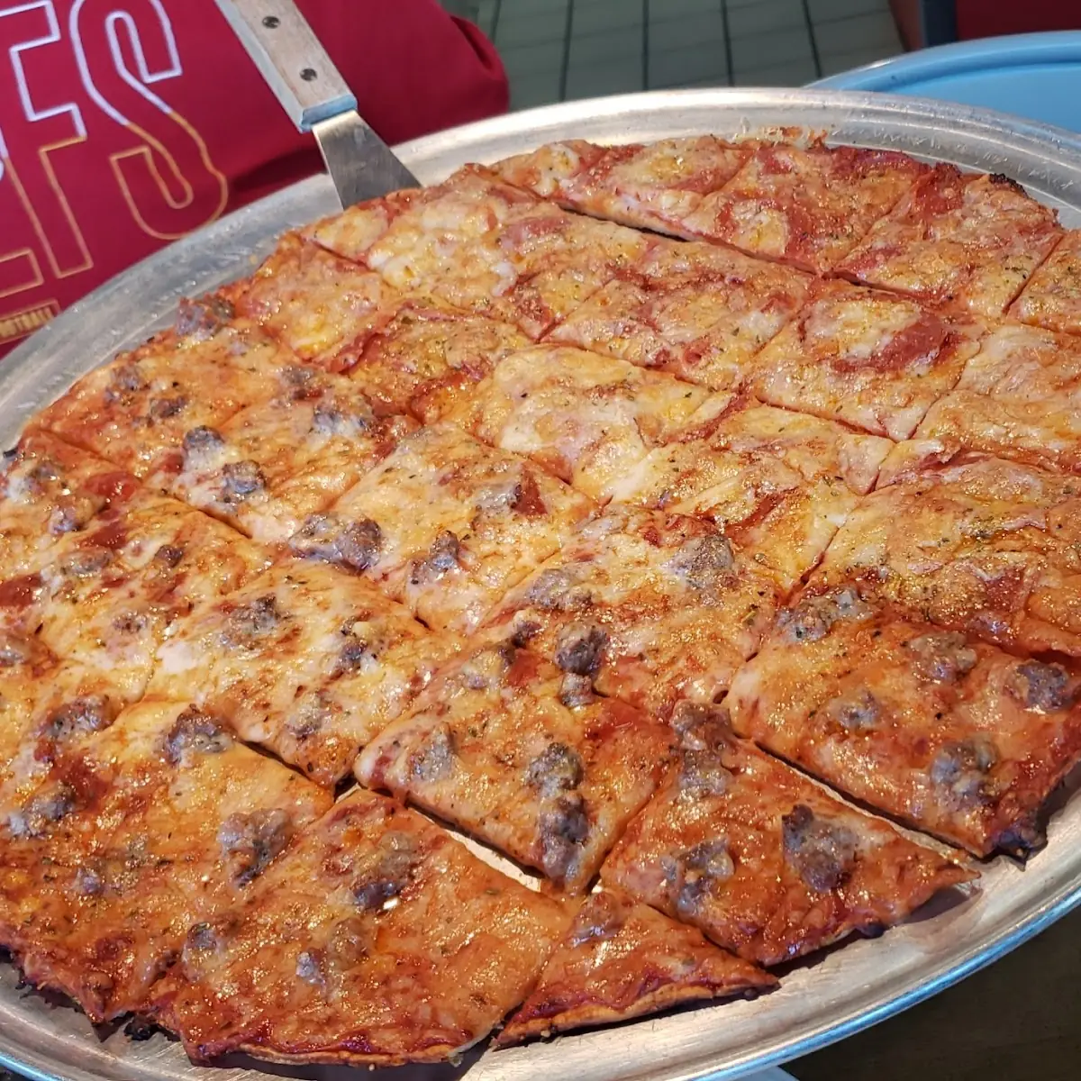 Half Beef Half Pepperoni Pizza