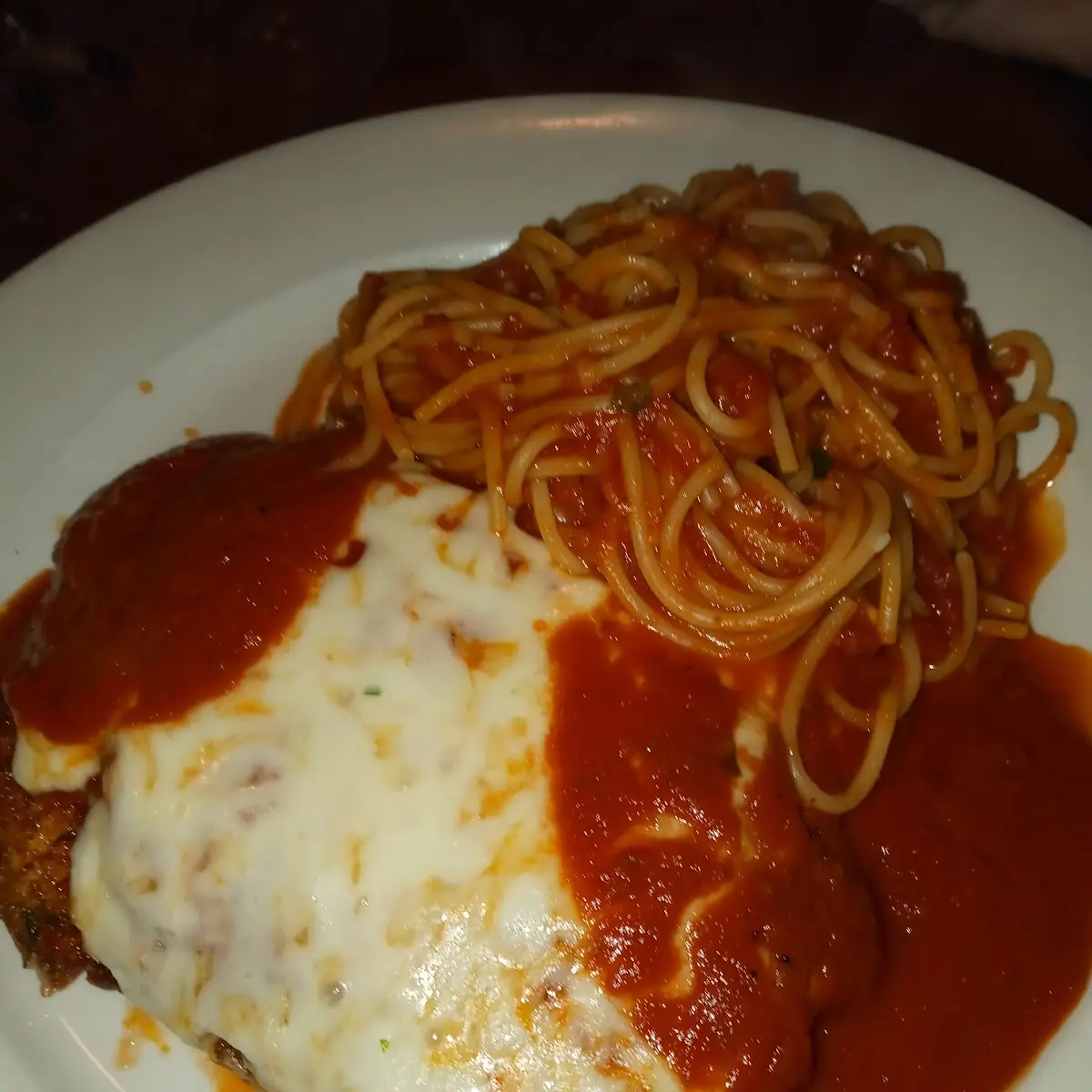 Chicken Parmesan with Spaghetti