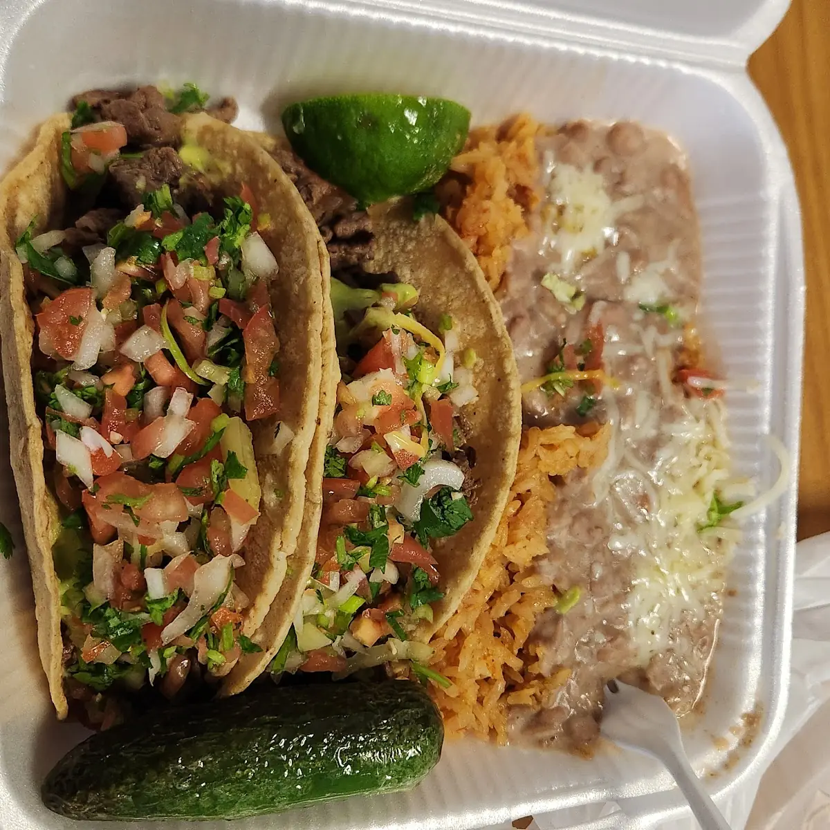 Two Chicken Tacos