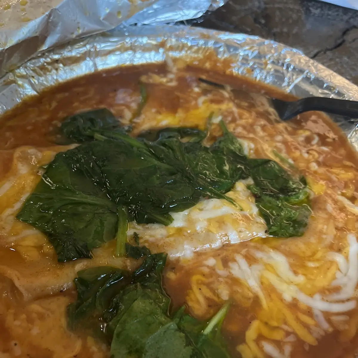 Spinach & Cheese Enchilada