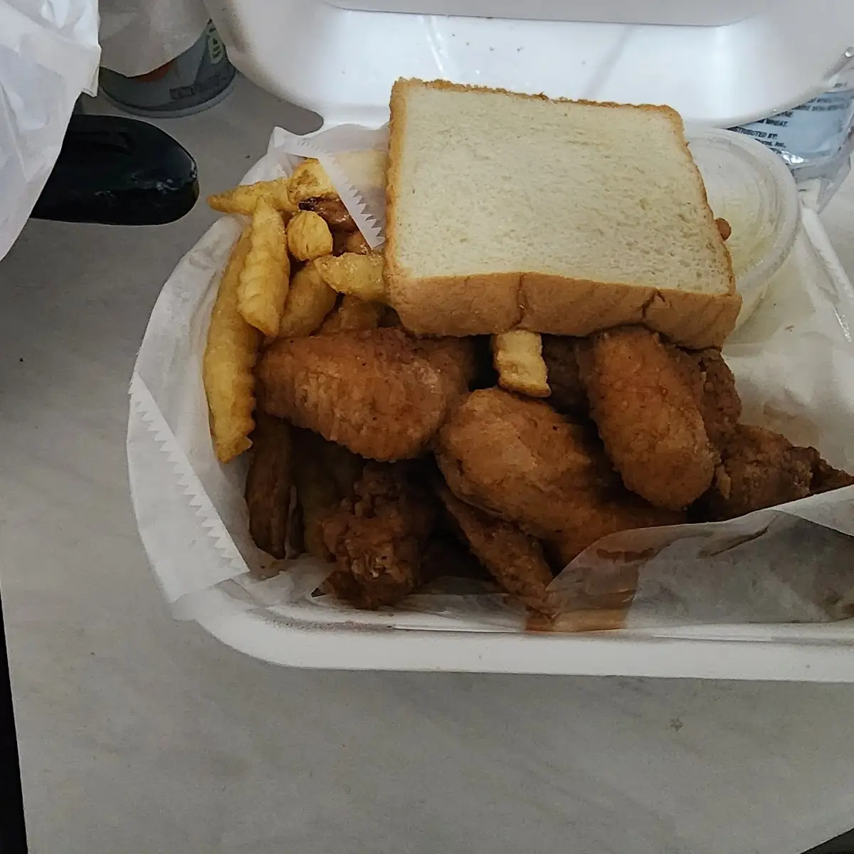 Honey BBQ Wings Combo