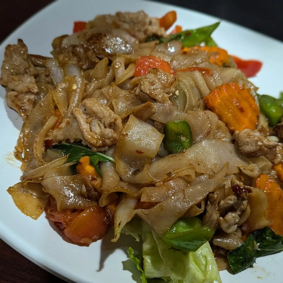 Chicken Pas Kee Mao Drunken Noodle