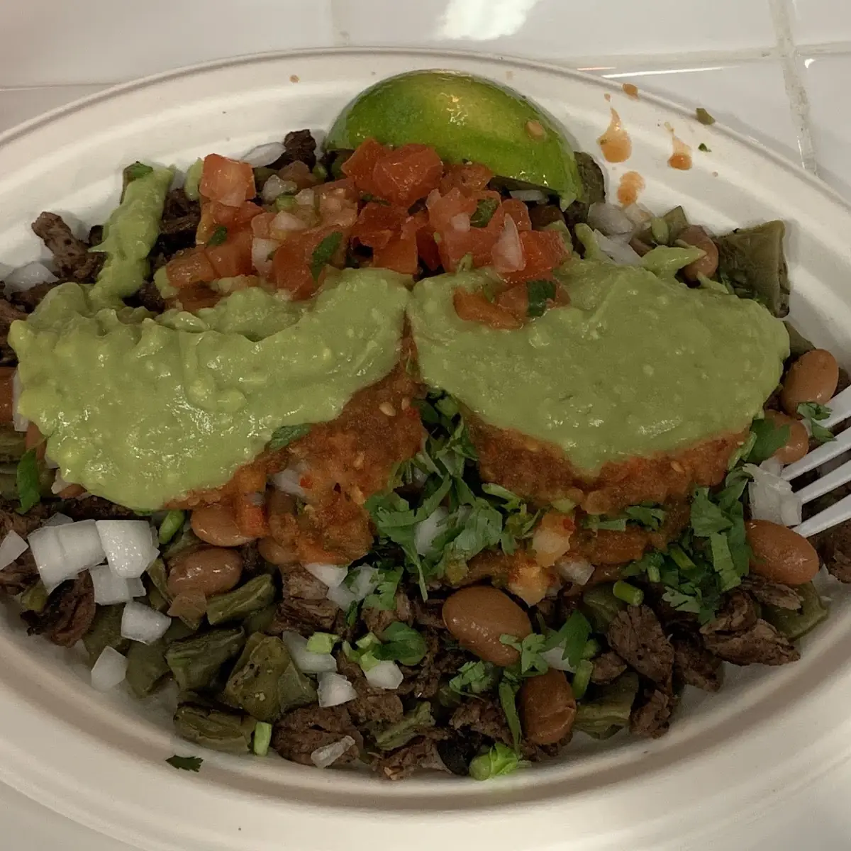 Carne Asada Nopal Plate