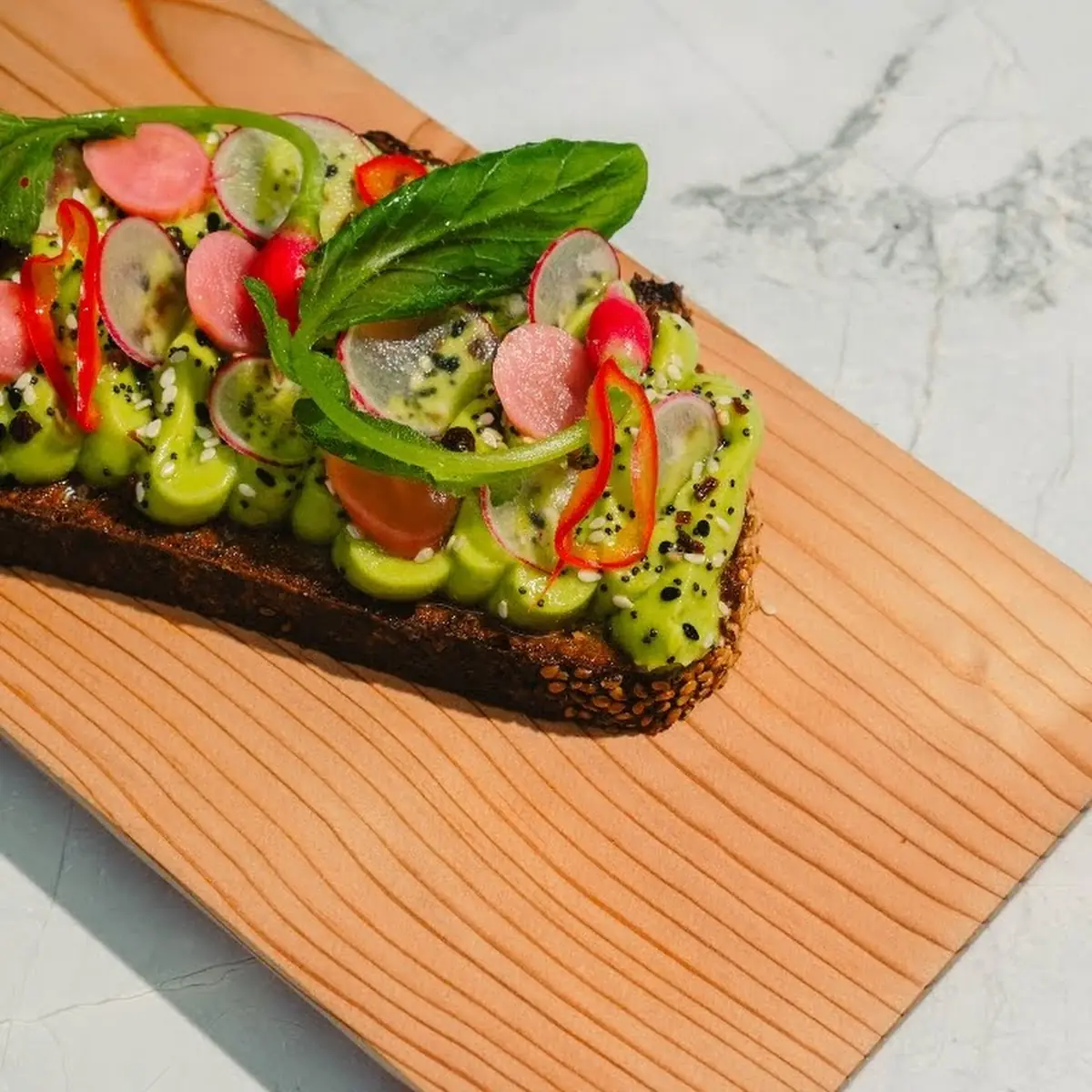 Avocado Toast with Radish