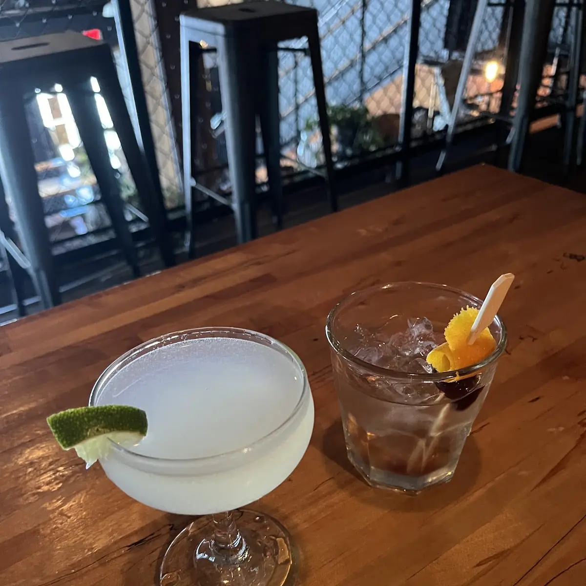 Gimlet and Old Fashioned