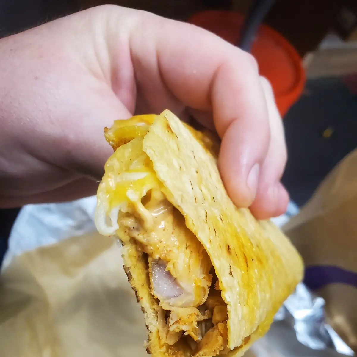 Uncooked Chicken Crispy