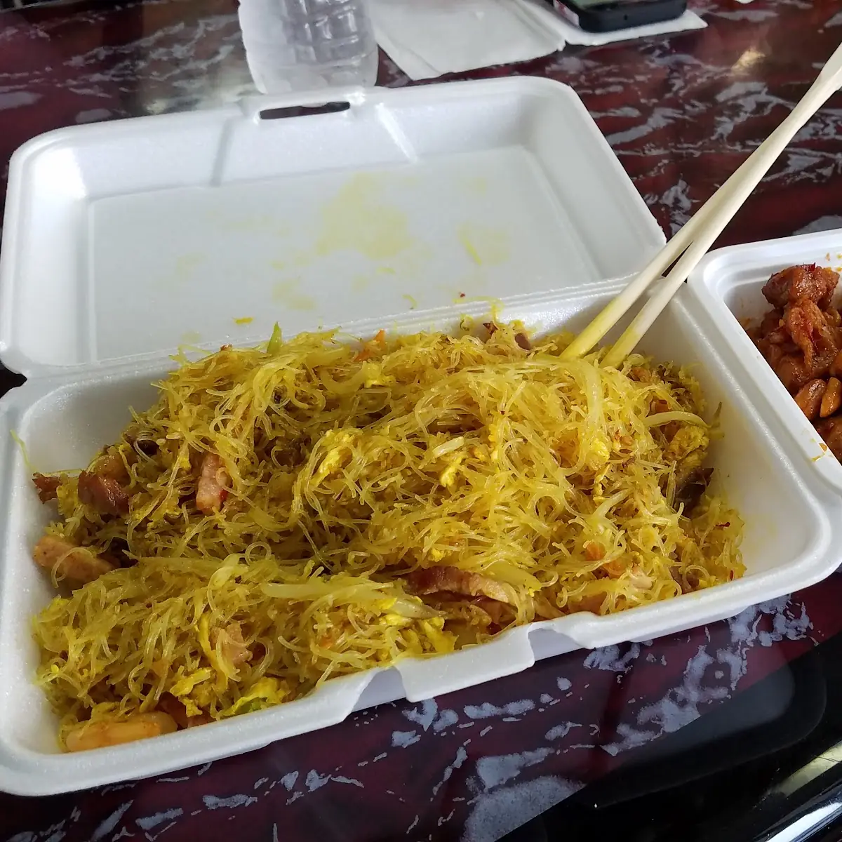 Roast Pork Mai Fun
