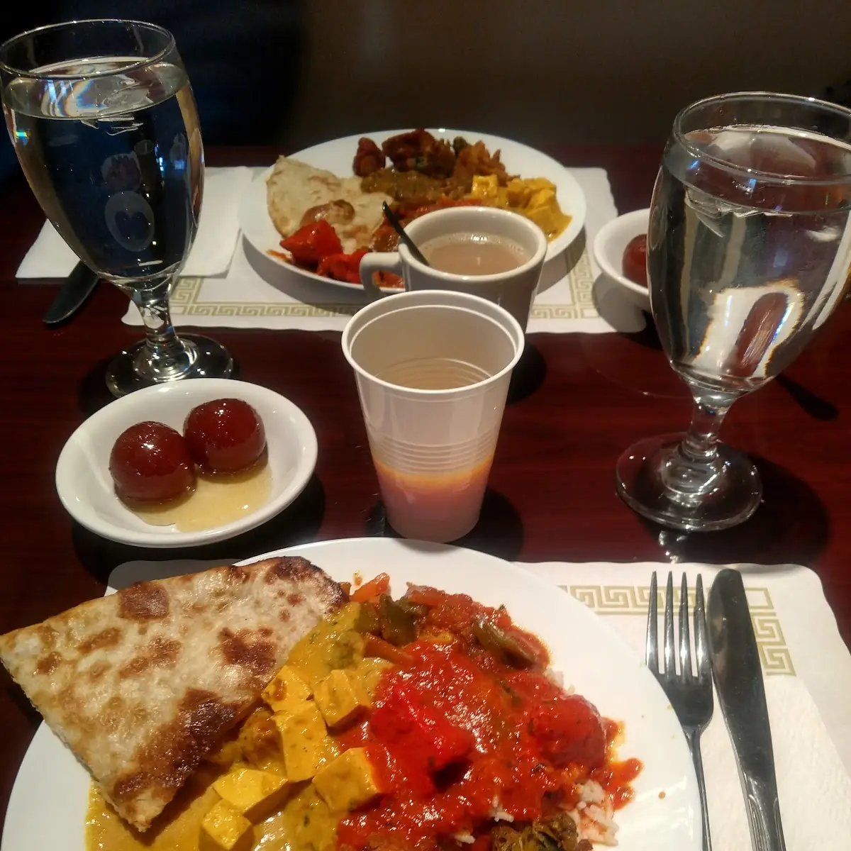 Lunch Buffet Plates