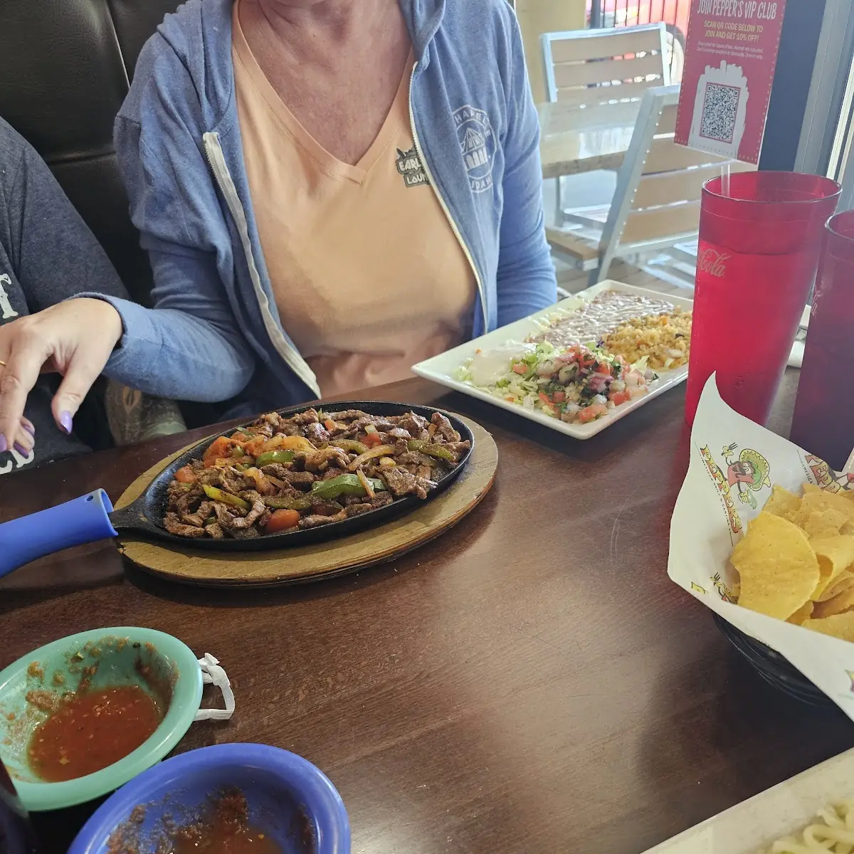 Chicken Fajitas for One