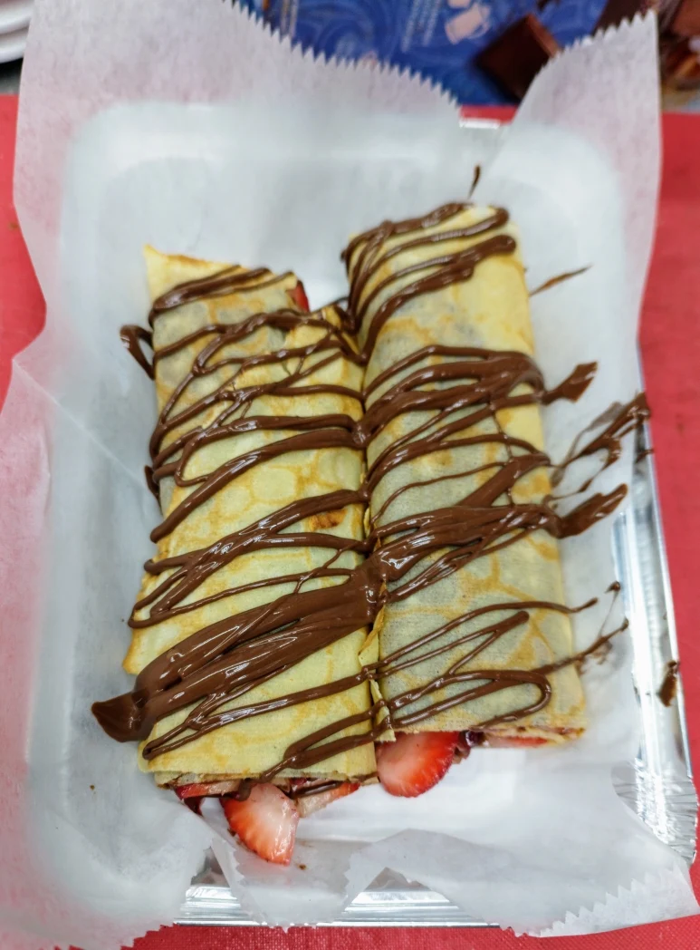 Nutella Banana Crepe