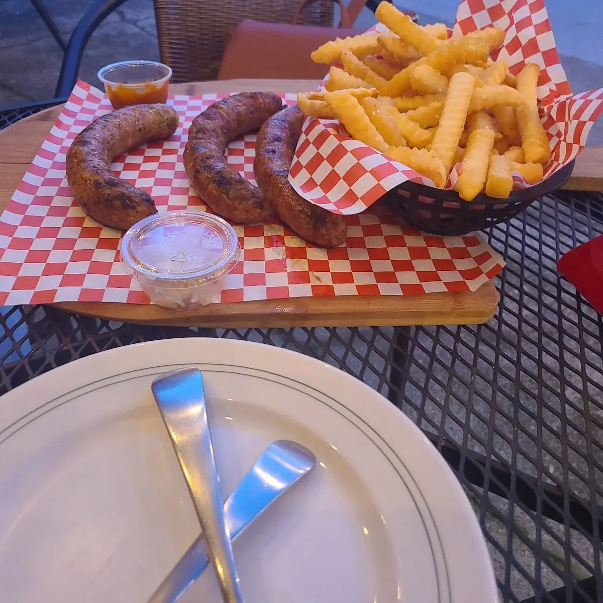Sausage Sampler Platter