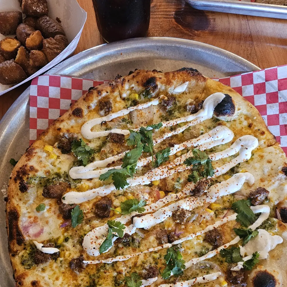 Smokin T' Chicken Sausage Pizza