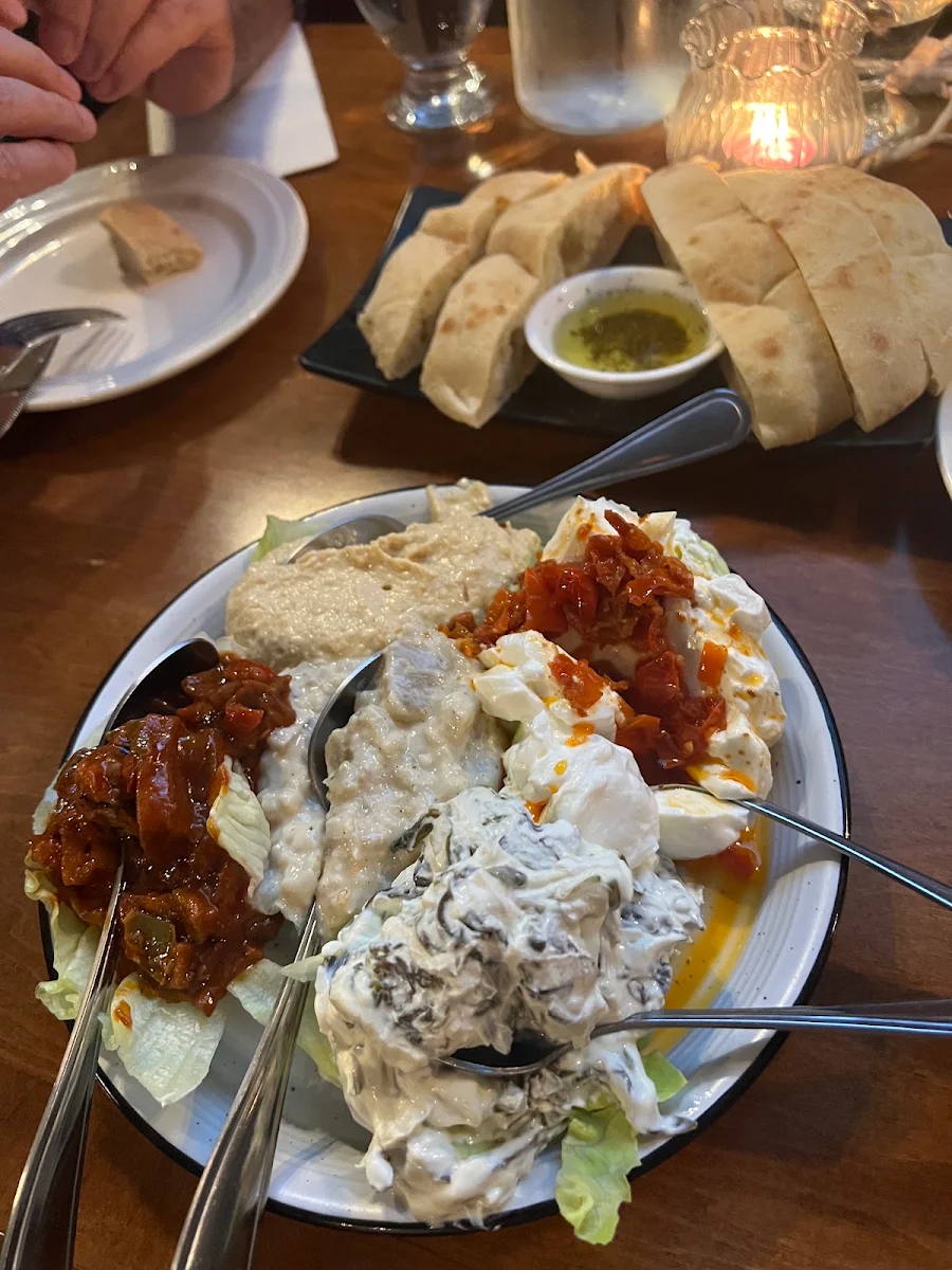 Mixed Meze Appetizer Plate