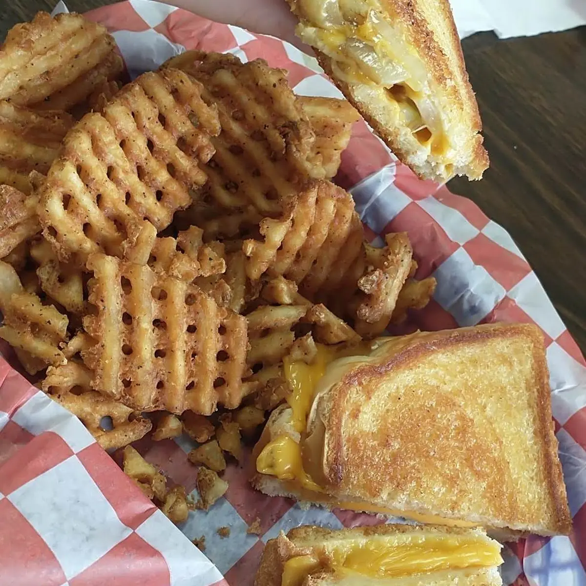 Grilled Cheese and Fries