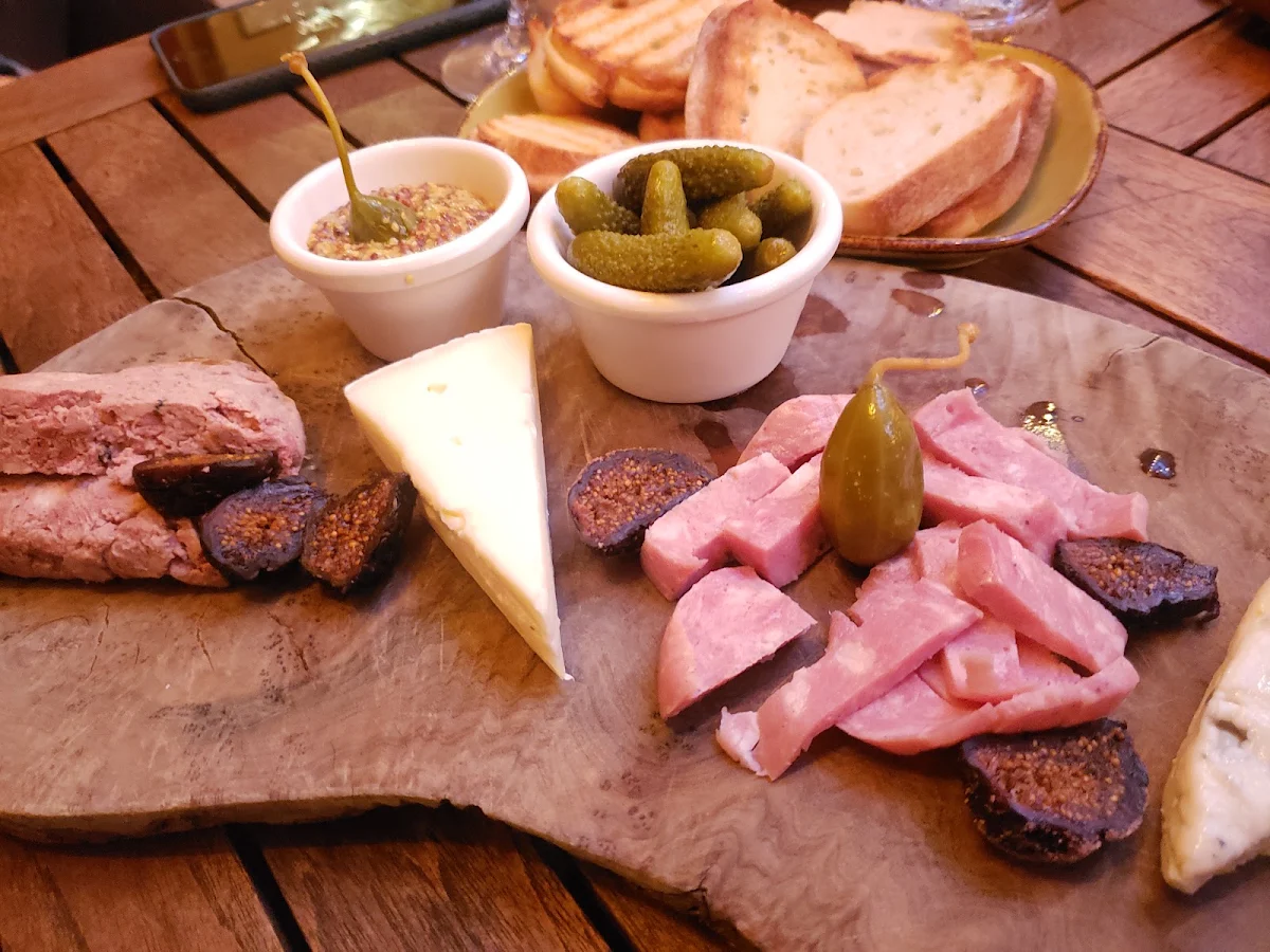 French Cheese and Meat Board