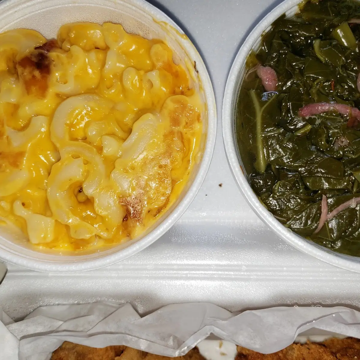 Mac and Cheese Collard Greens