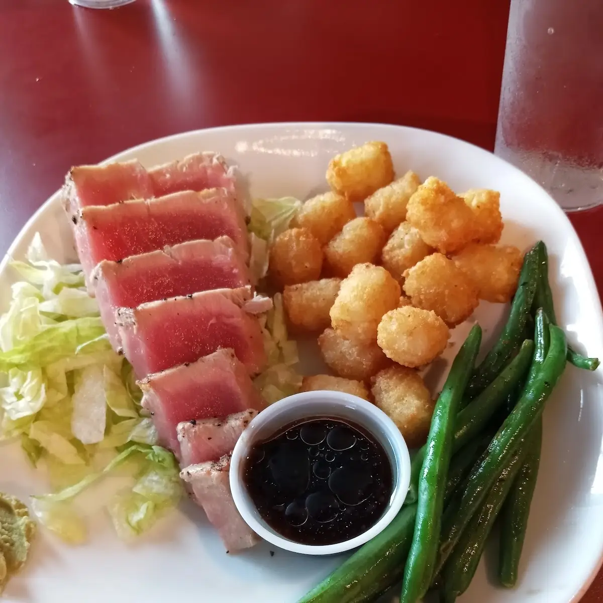 Ahi Tuna and Tots