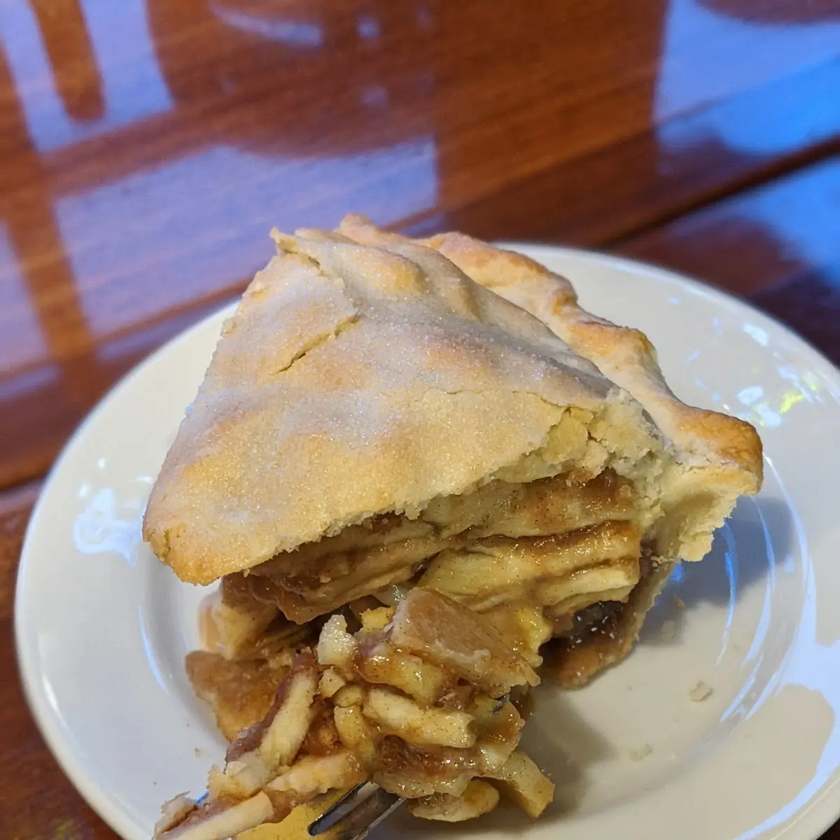 Raspberry Bacon Chuldar Apple Pie