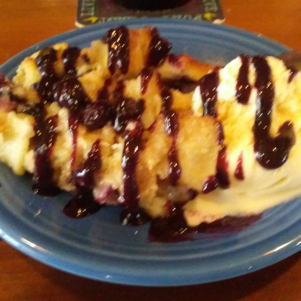 Blueberry Bread Pudding