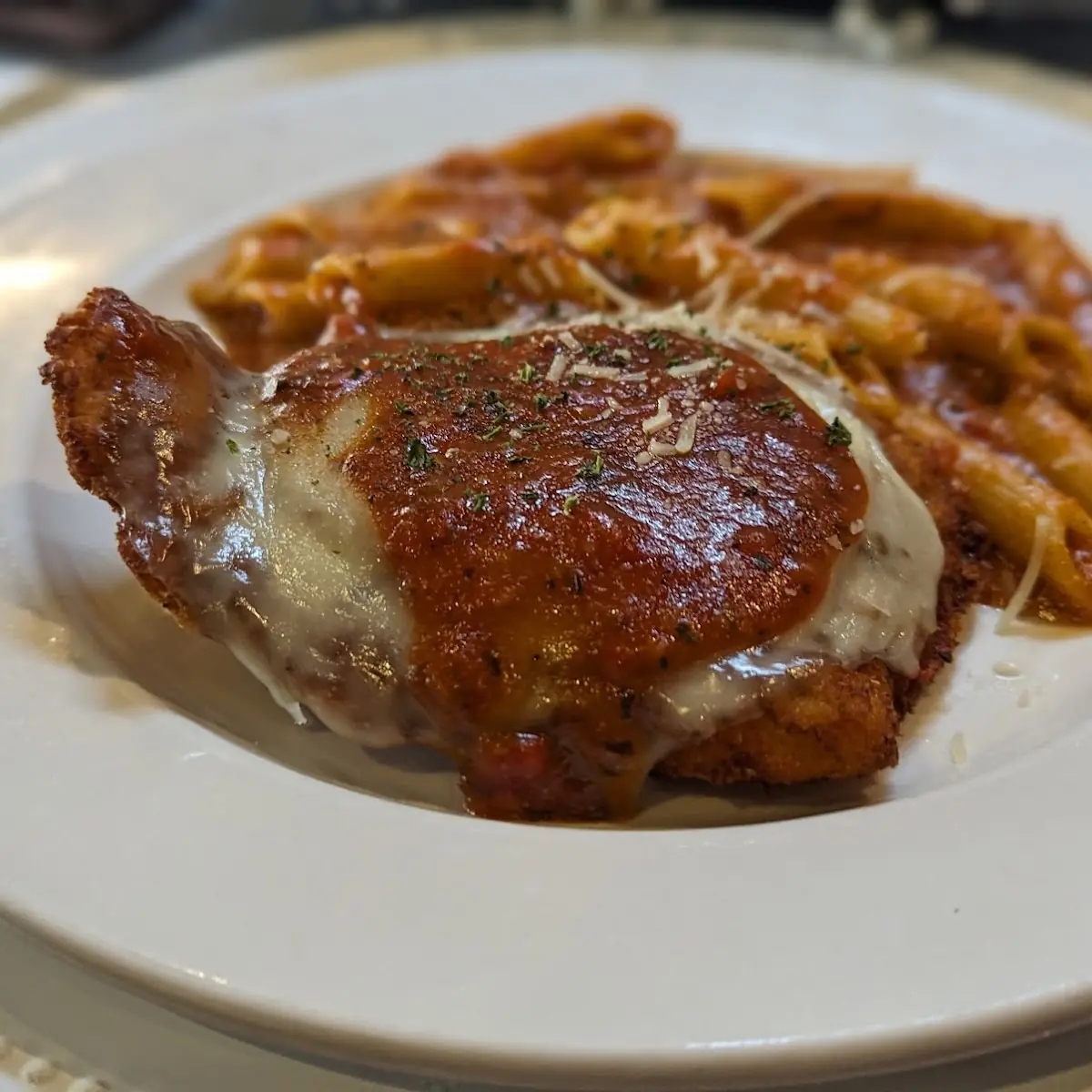 Chicken Parmesan Dinner