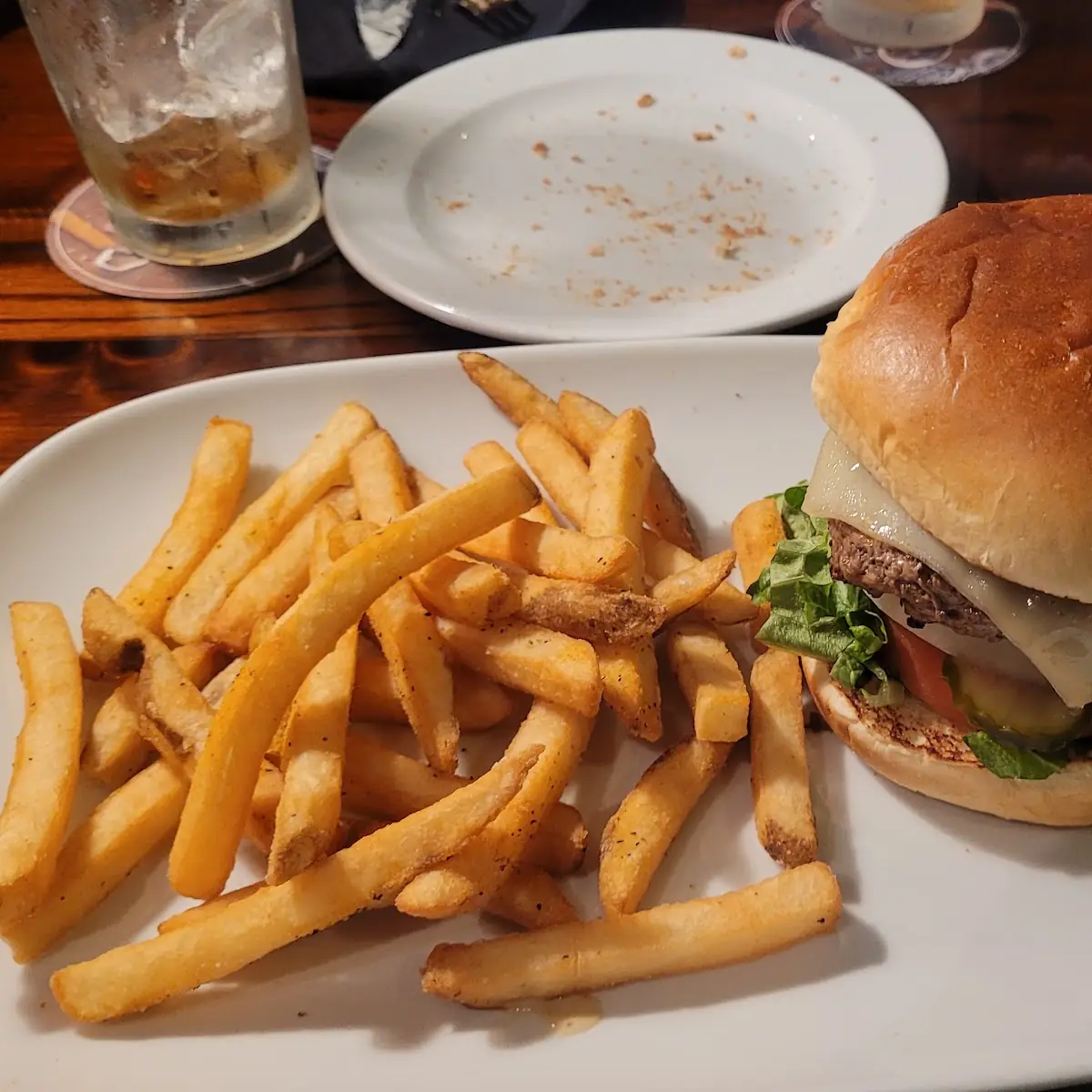 Steakhouse Burger and Fries
