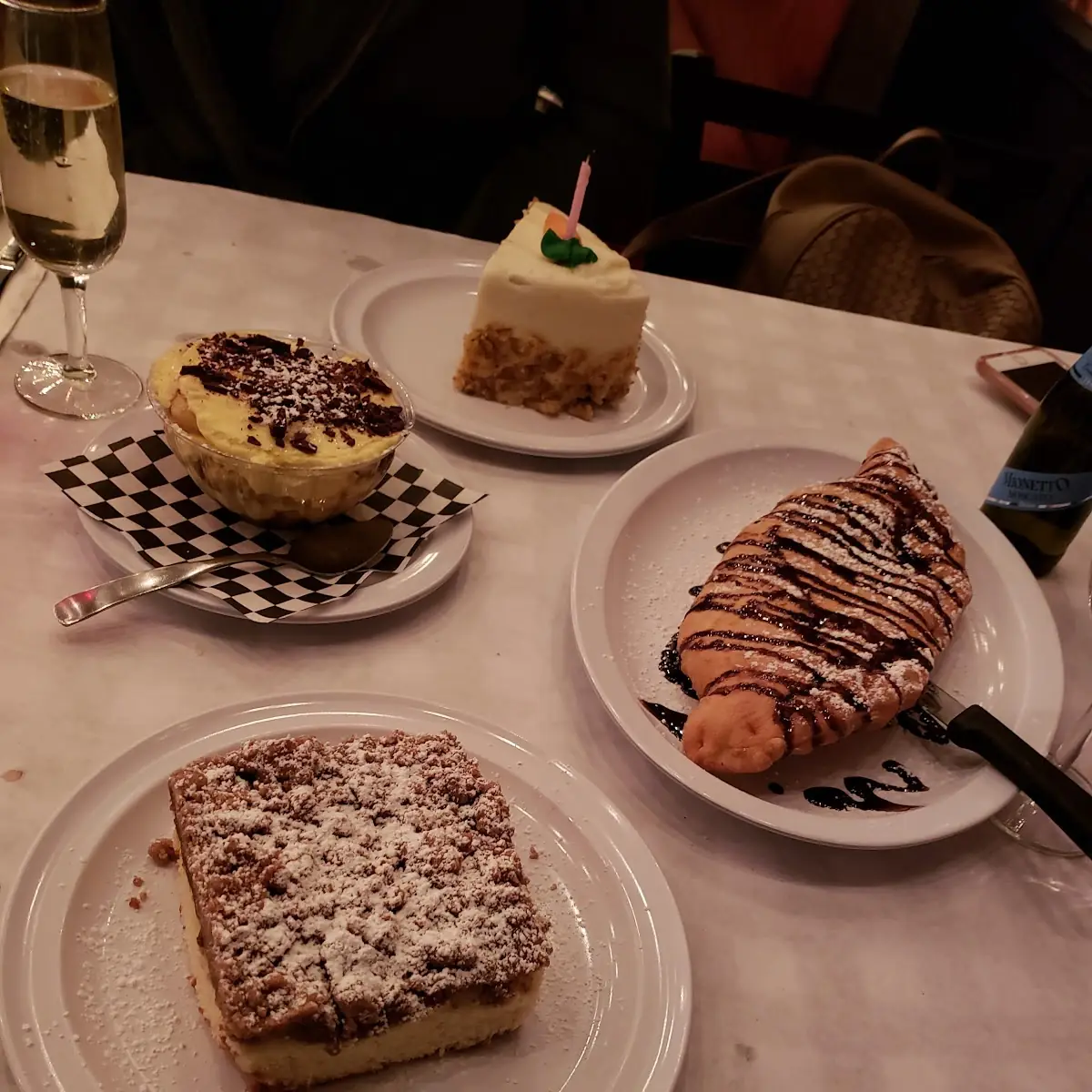 Crumb Cake Slice Carrot Cake Fried Dough Tiramisu