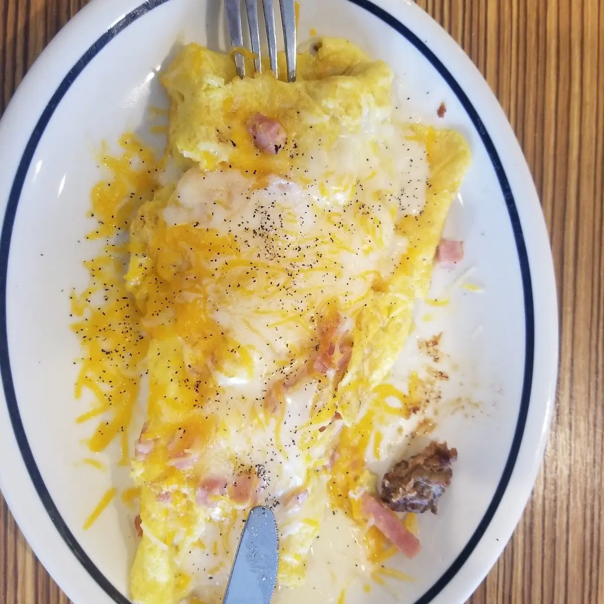 Ham and Cheese Omelette