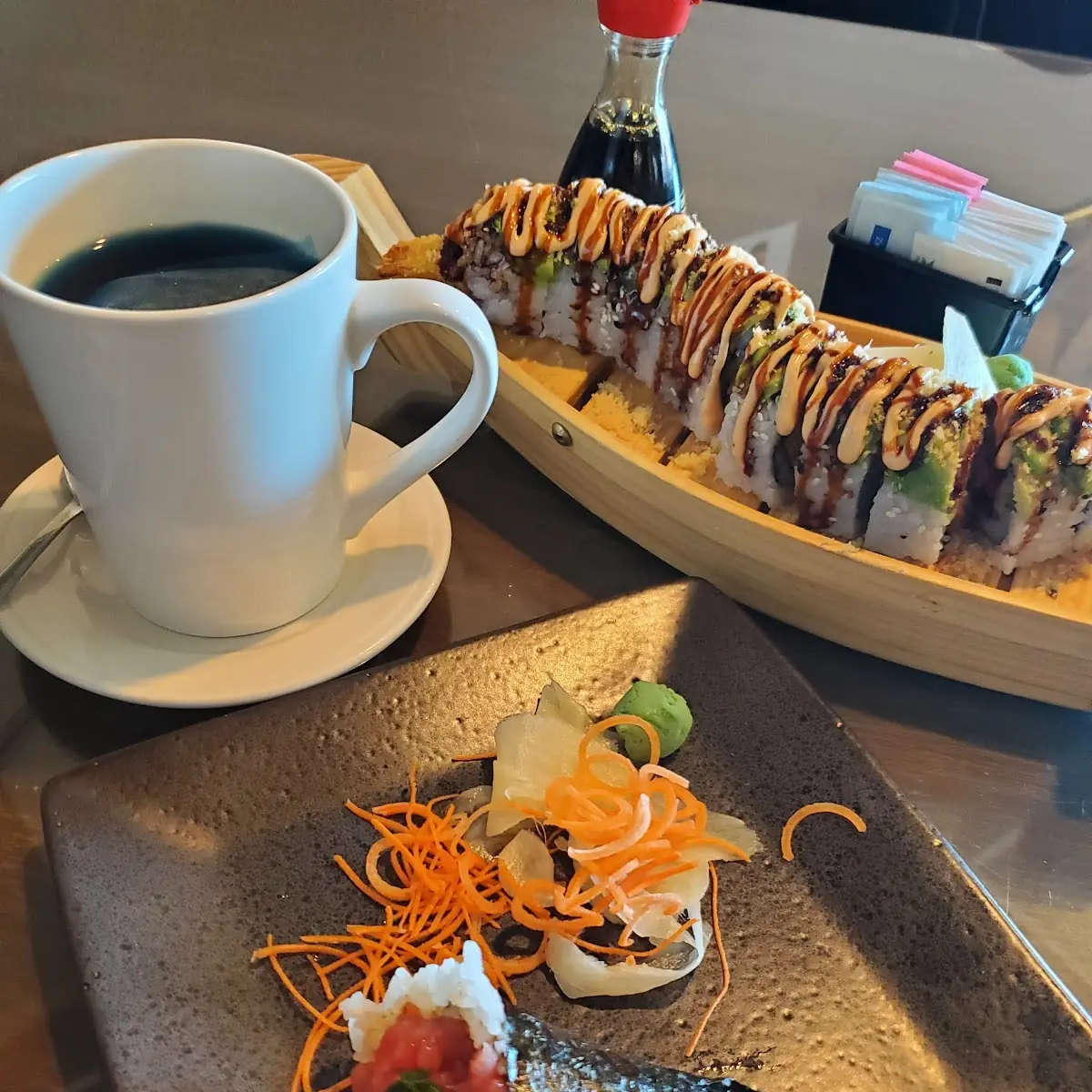 Dragon Roll Tuna Hand Roll