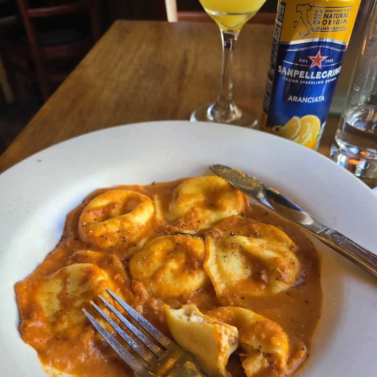 Lobster Ravioli with Vodka Sauce