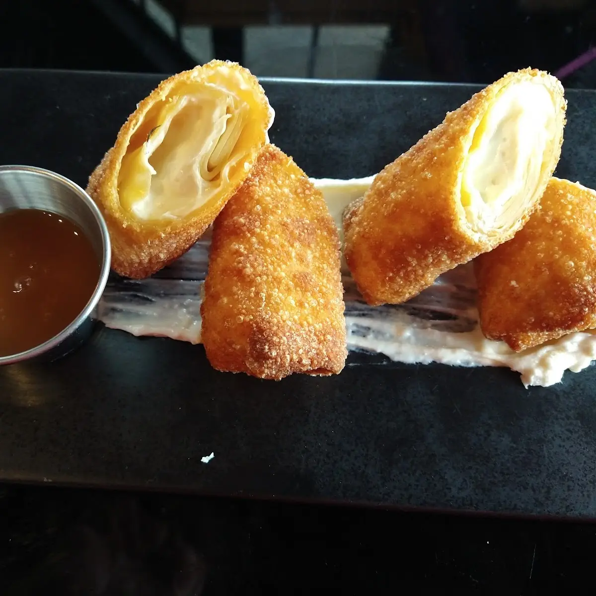 Cheesecake Egg Roll with Carmel