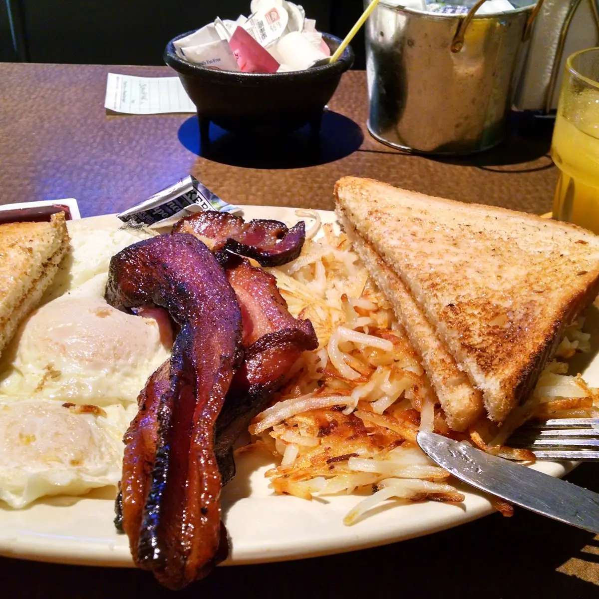 Toast & Hash Browns