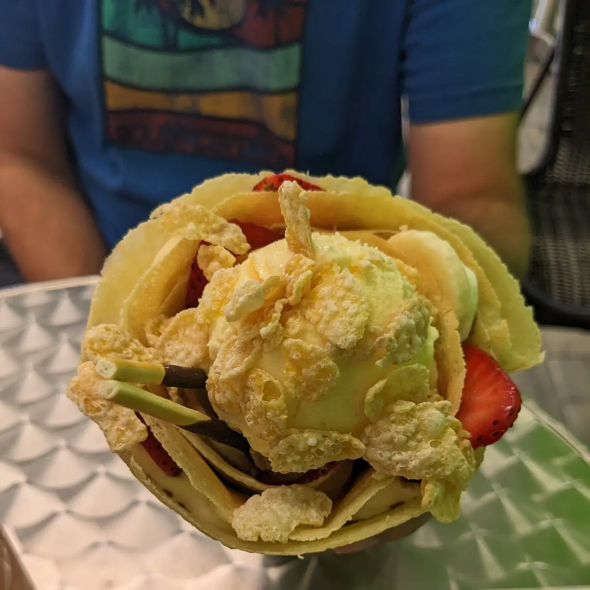 Strawberry Banana Crepes