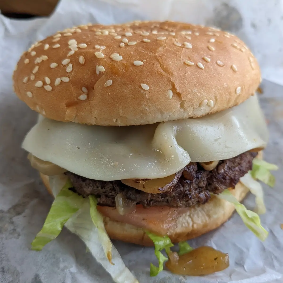 Mushroom Swiss Burger