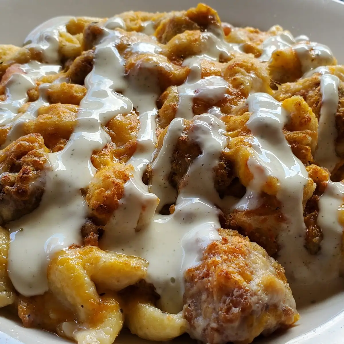 Chicken Bacon Ranch Macaroni and Cheese