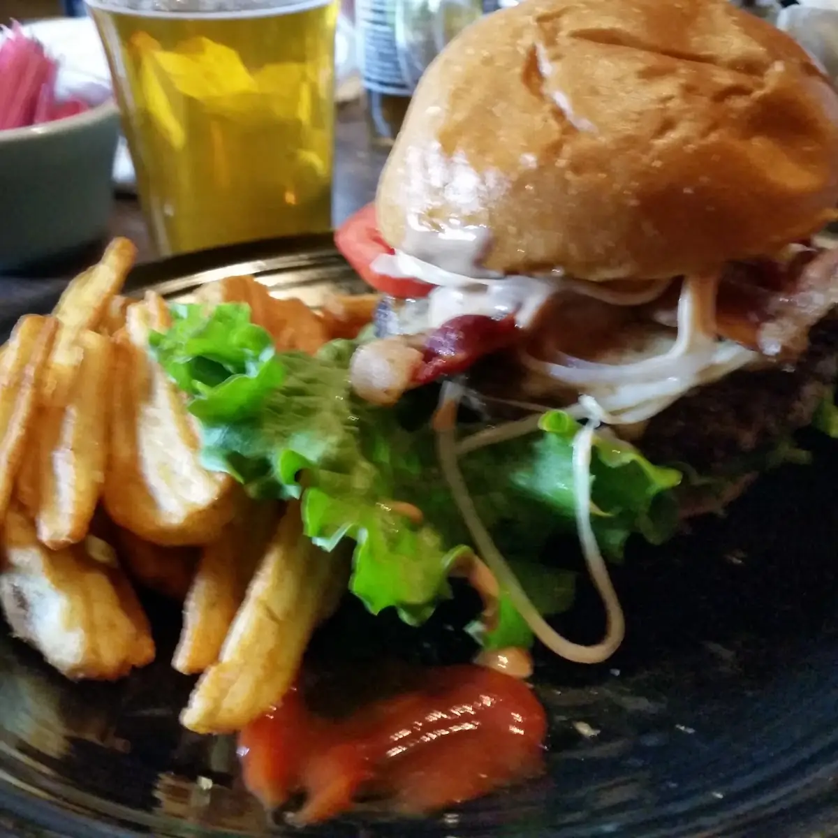 Kids Bacon Cheeseburger