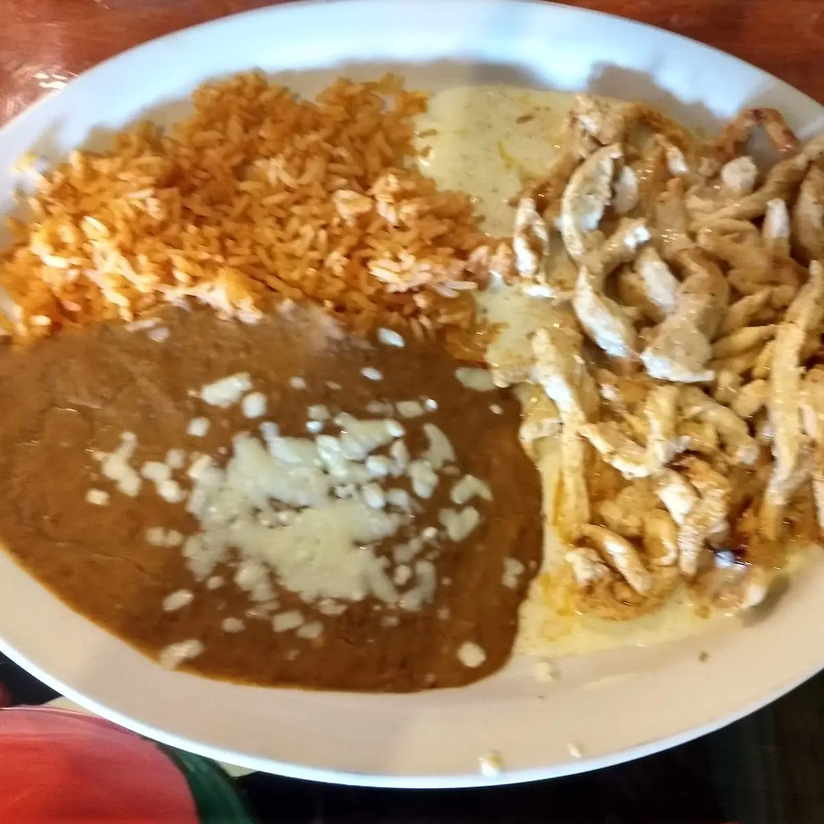 10. One Enchilada and One Chile Relleno with Rice