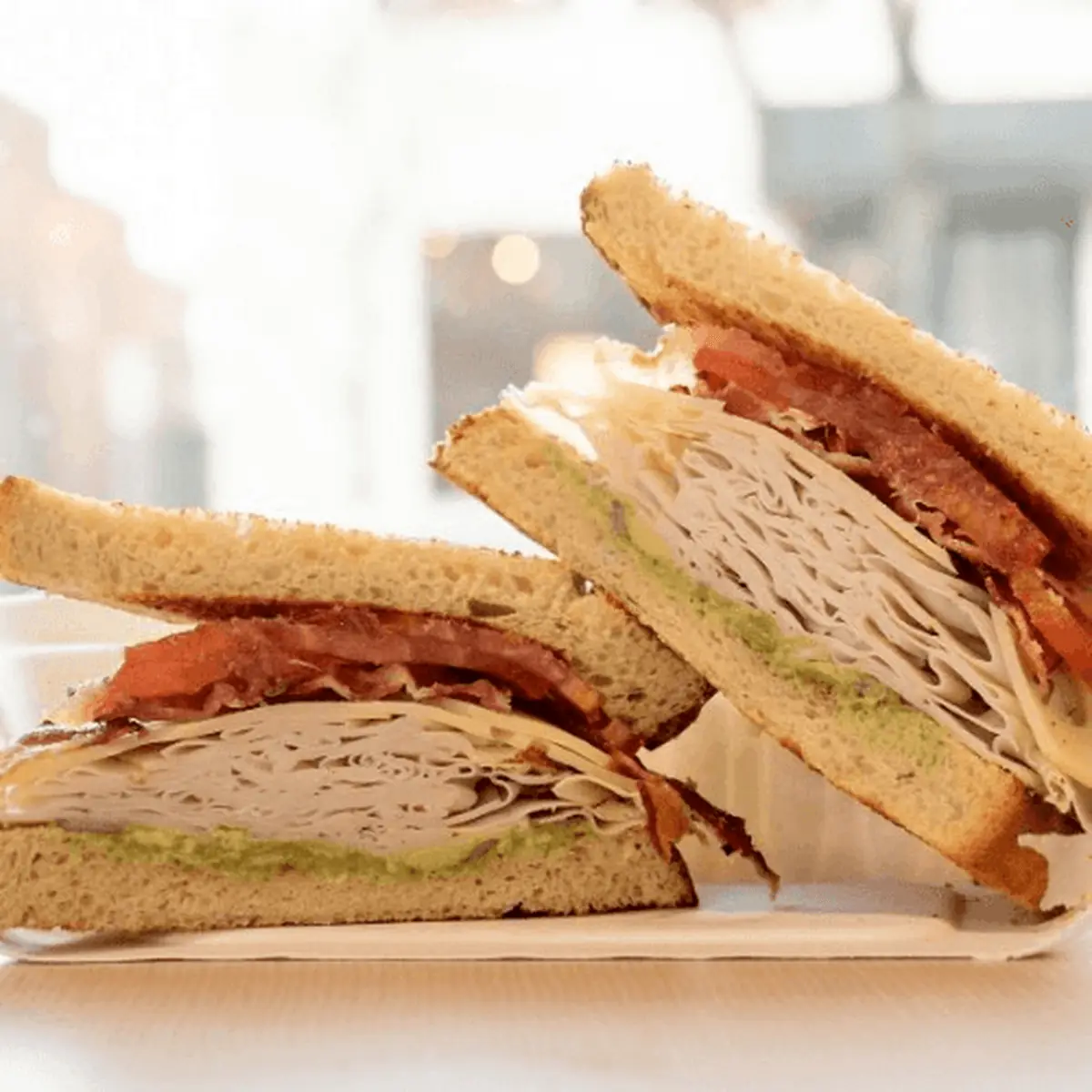 Toasted Turkey Club Sandwich