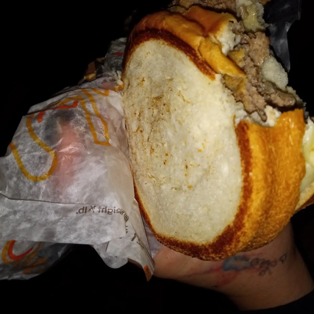 Mushroom Swiss Burger Melt