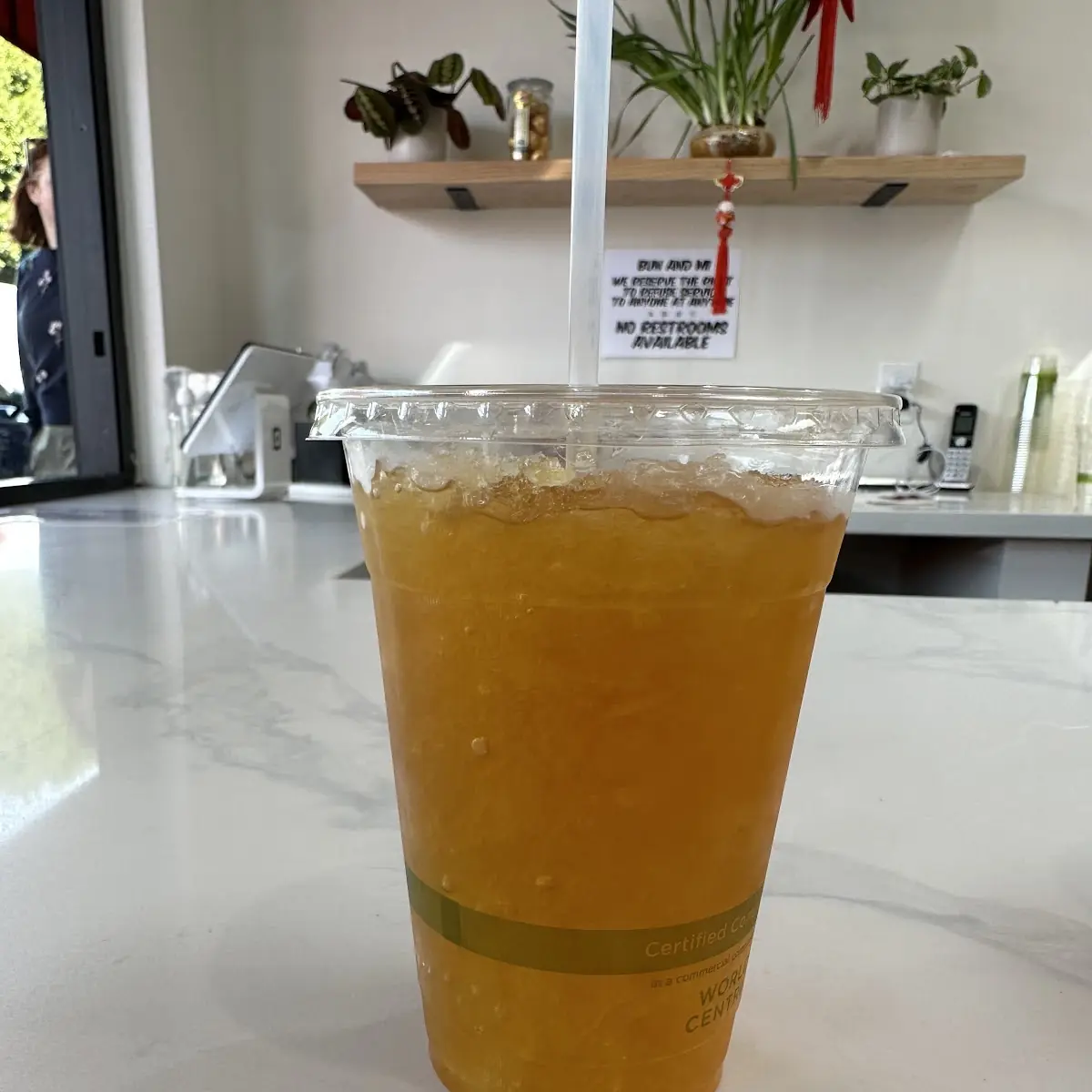 Agave Shaken Green Tea