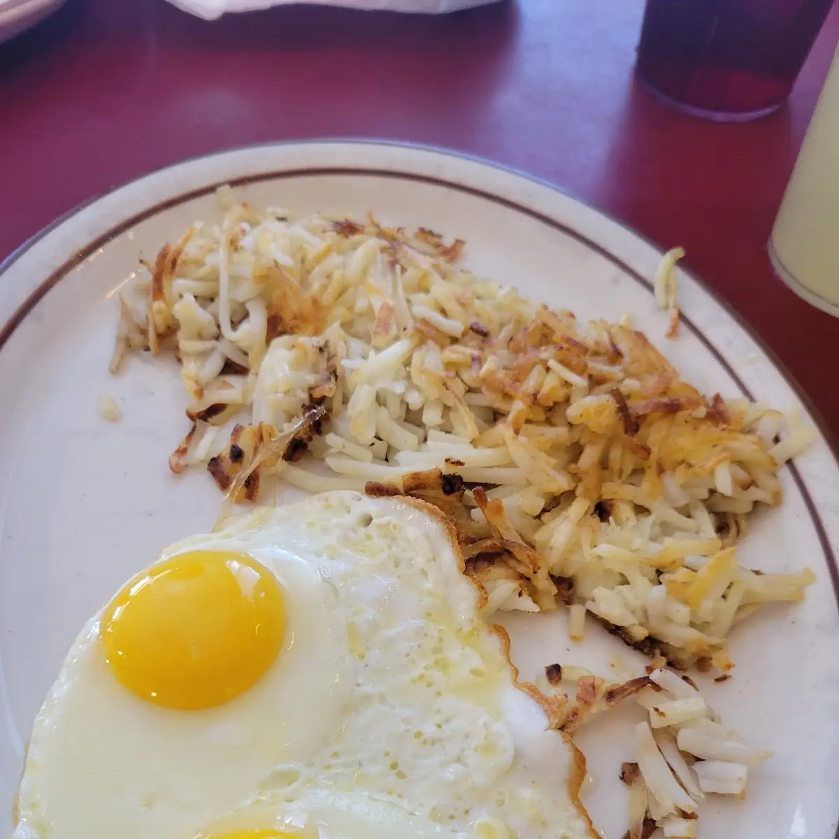 Eggs Any Style and Hash Browns