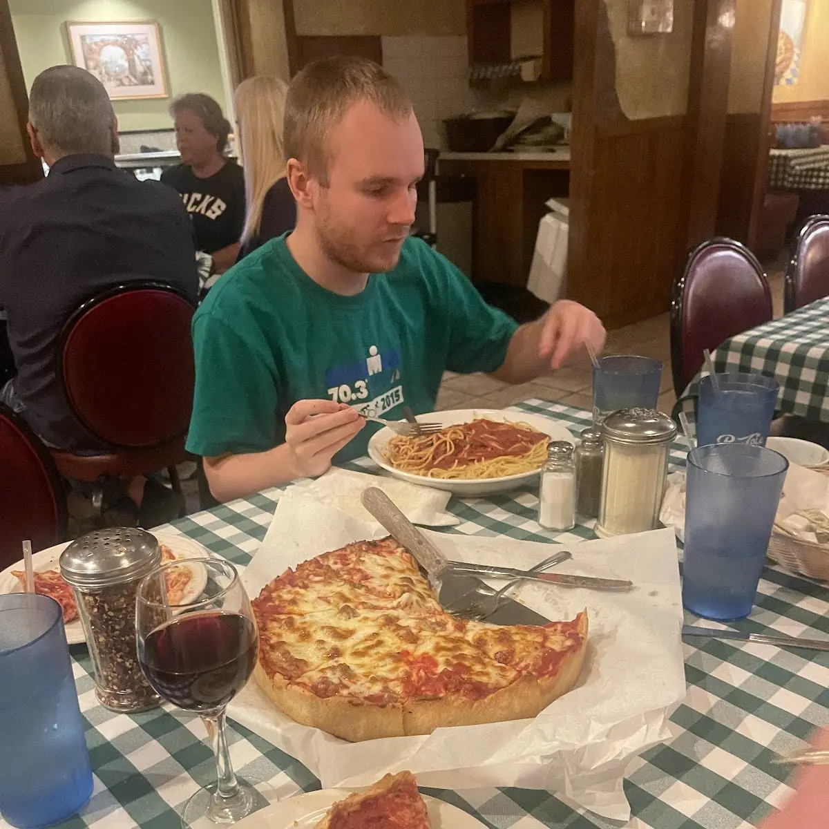 Deep Pan Pizza- Sausage Pepperoni