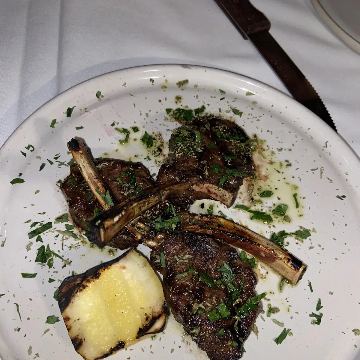 Lamb Chops with Cauliflower