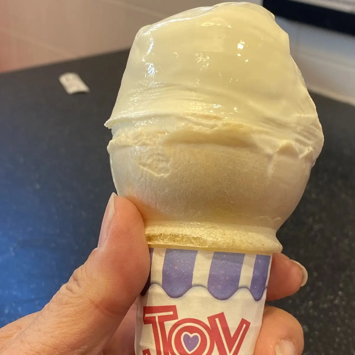 Smallest Size Vanilla Cone